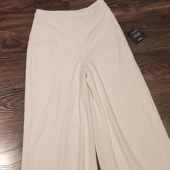 ❤️ NWT! LULUS ENTICING ENDEAVORS HIGH RISE WIDE LEG STRETCH CREPE PANTS, SMALL - Picture 5 of 11
